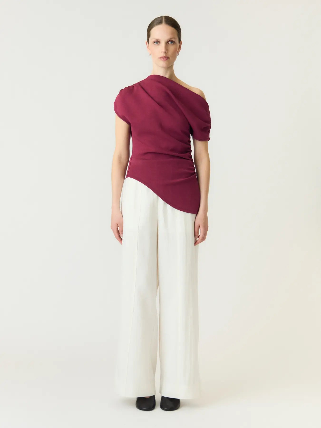 Yaspalimi off shoulder top - rhododendron