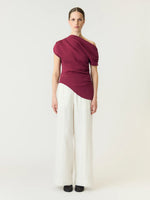 Yaspalimi off shoulder top - rhododendron