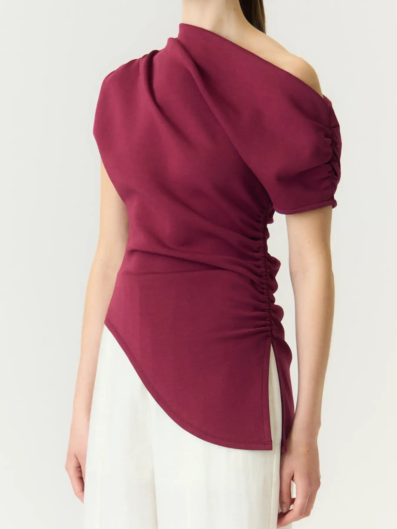 Yaspalimi off shoulder top - rhododendron