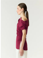 Yaspalimi off shoulder top - rhododendron
