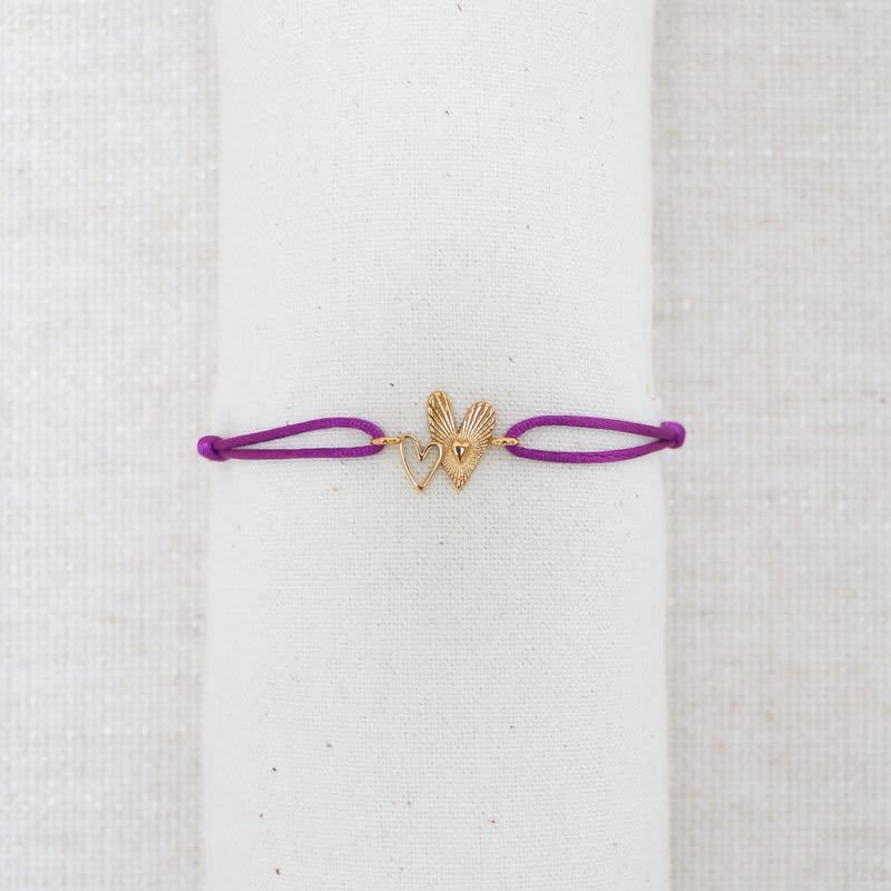 Two hearts bracelet