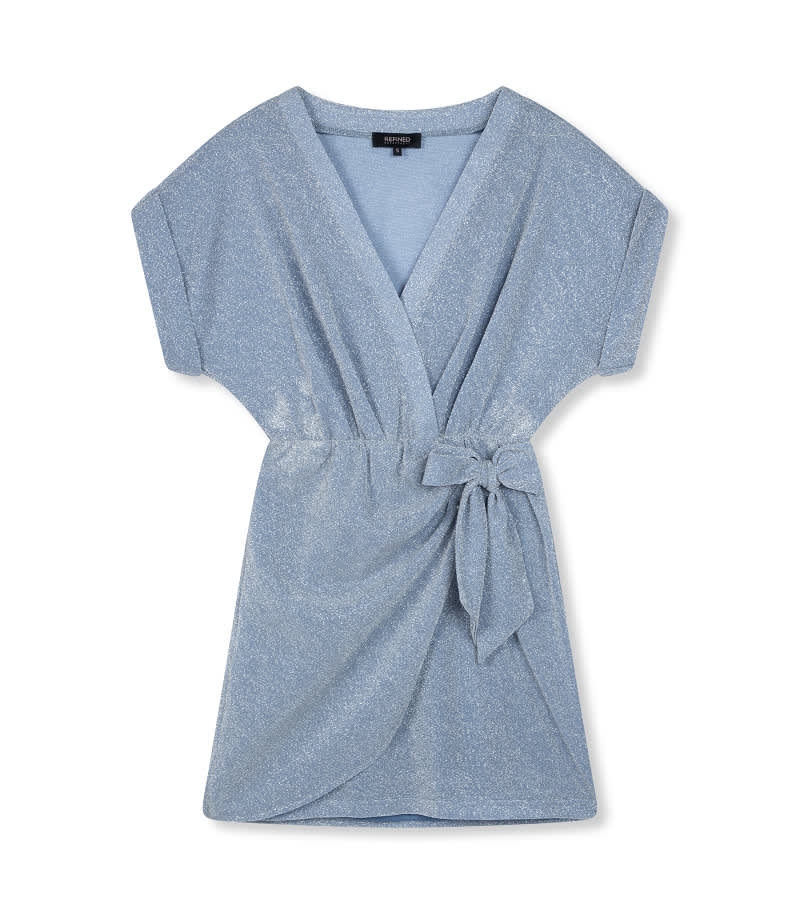 Knitted wrap dress SANNE