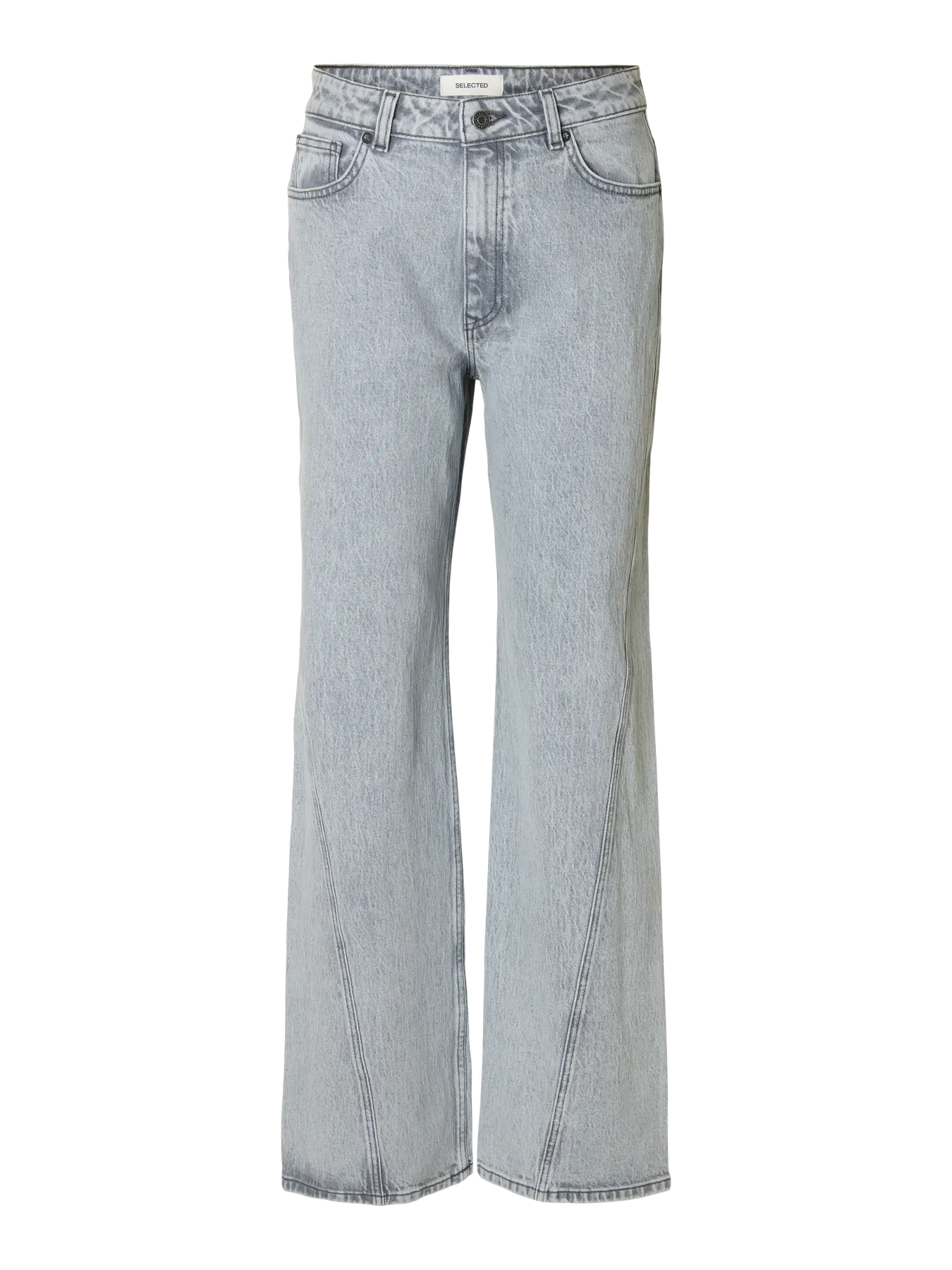 Slfwide rosa - kori hw twisted jeans