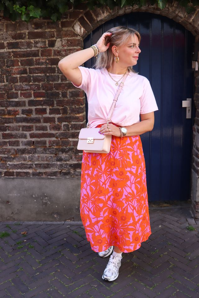 Skirt Kinley - purple flower