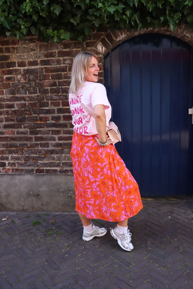 Skirt Kinley - purple flower