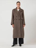 Yasfuri ls long coat - sepia tint