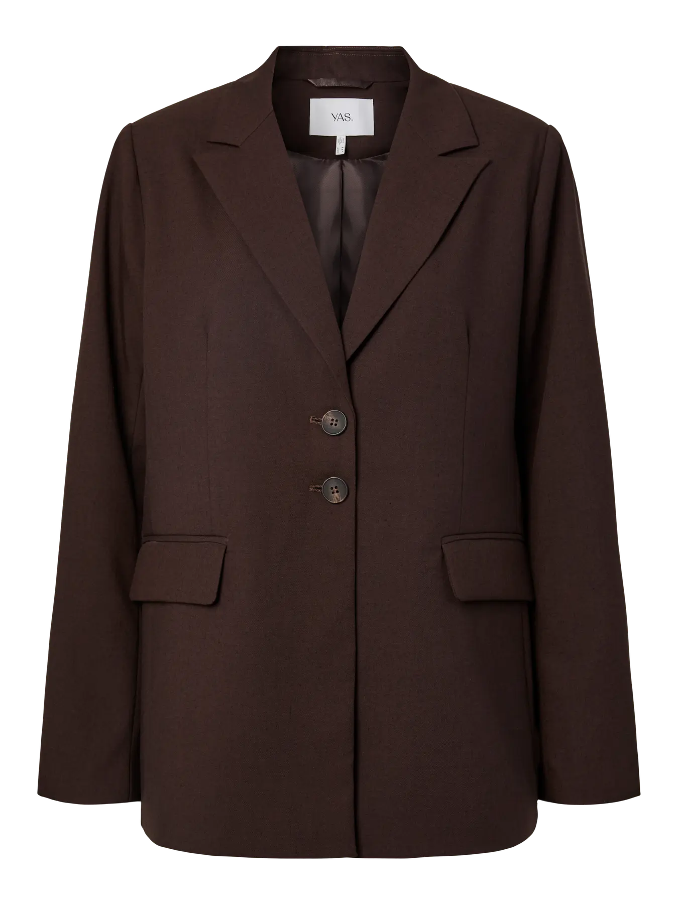 Yasriu ls blazer - coffee bean