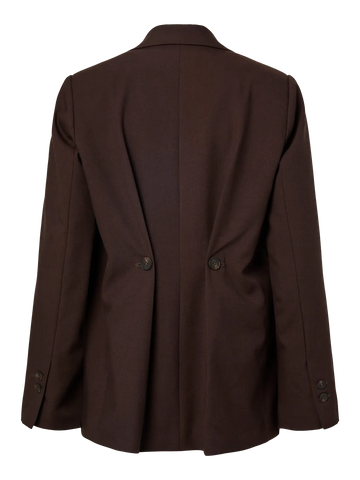 Yasriu ls blazer - coffee bean