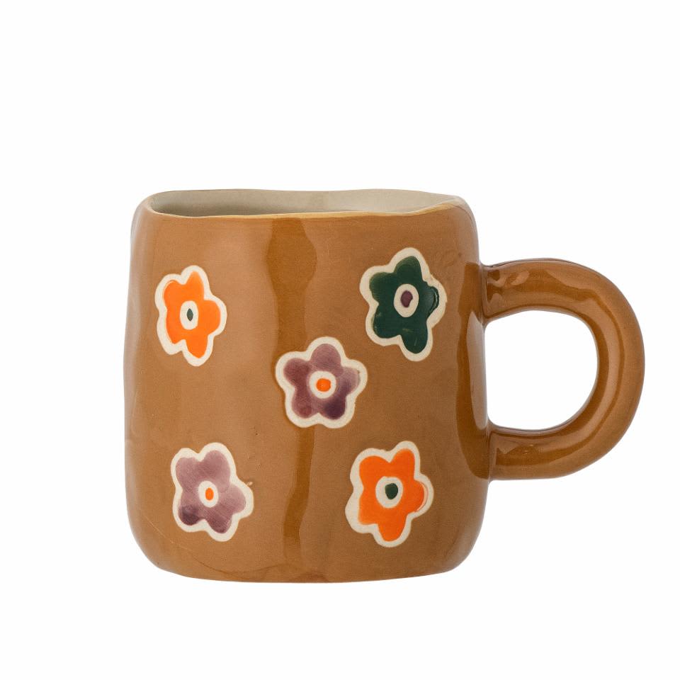 Addy cup - brown stoneware
