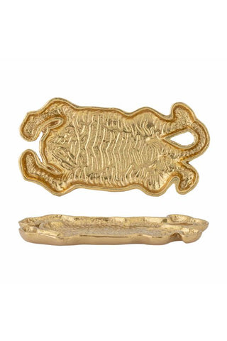 Lester tray - tiger - gold