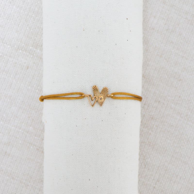 Two hearts bracelet