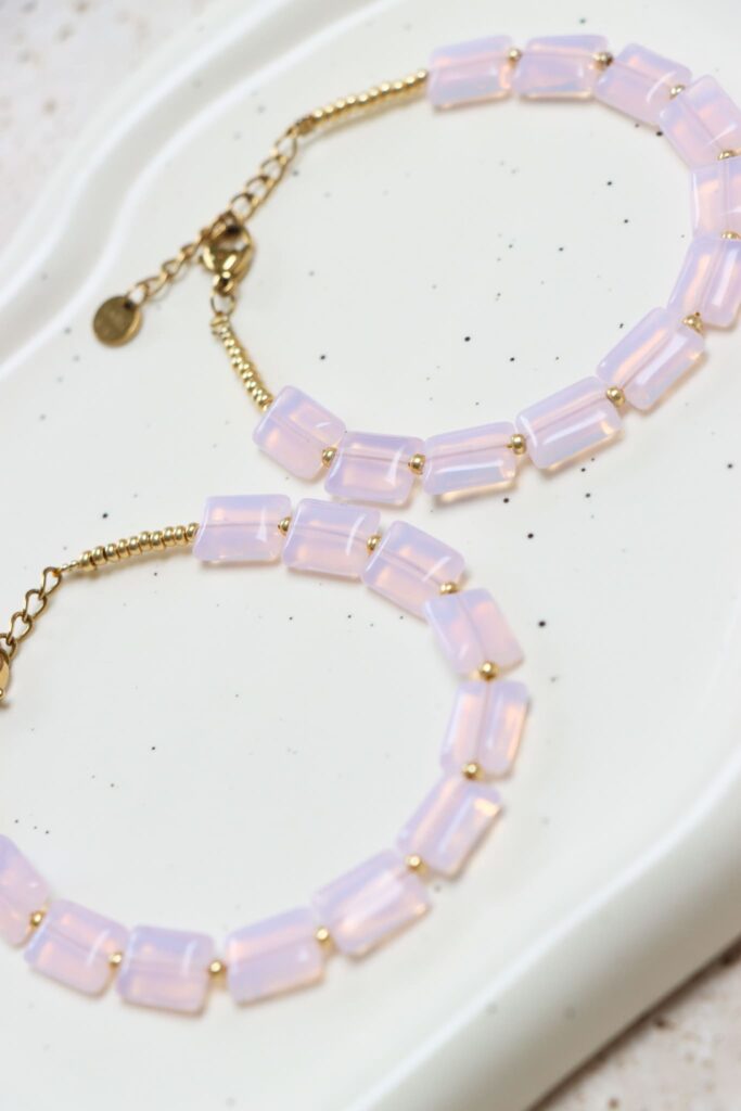 Gummy bracelet gold