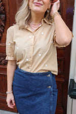 Blouse Lovely - Beige