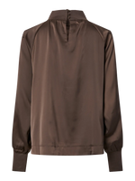 Yaspelana ls top - chocolate brown