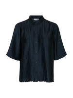 Slfelma relaxed 2/4 shirt - dark sapphire