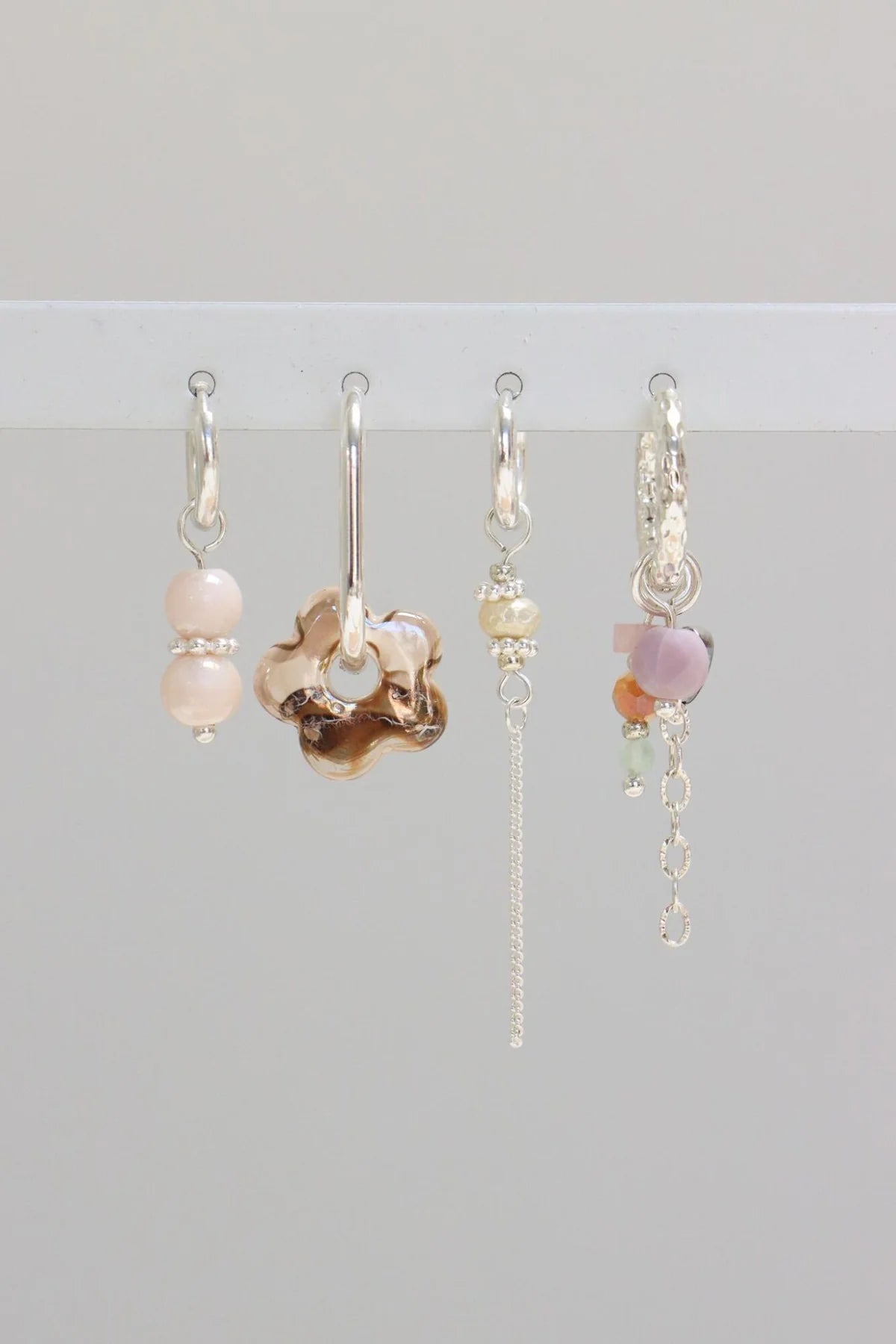 Juna hoop silver