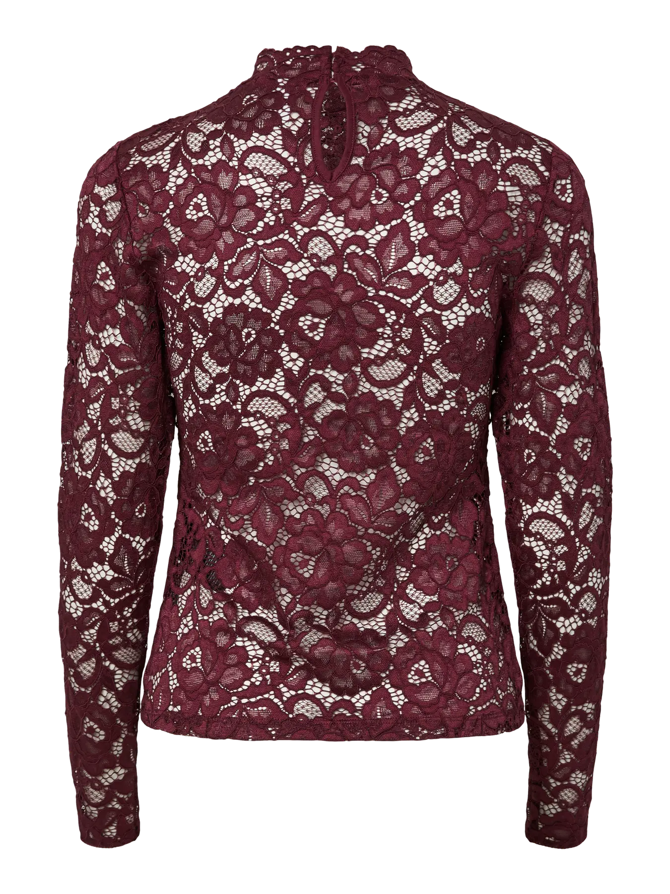 Yaslacey ls lace top - port royale