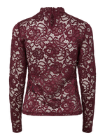 Yaslacey ls lace top - port royale