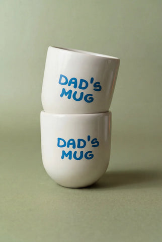 Sisi cup Dad's Mug - wit/blauw