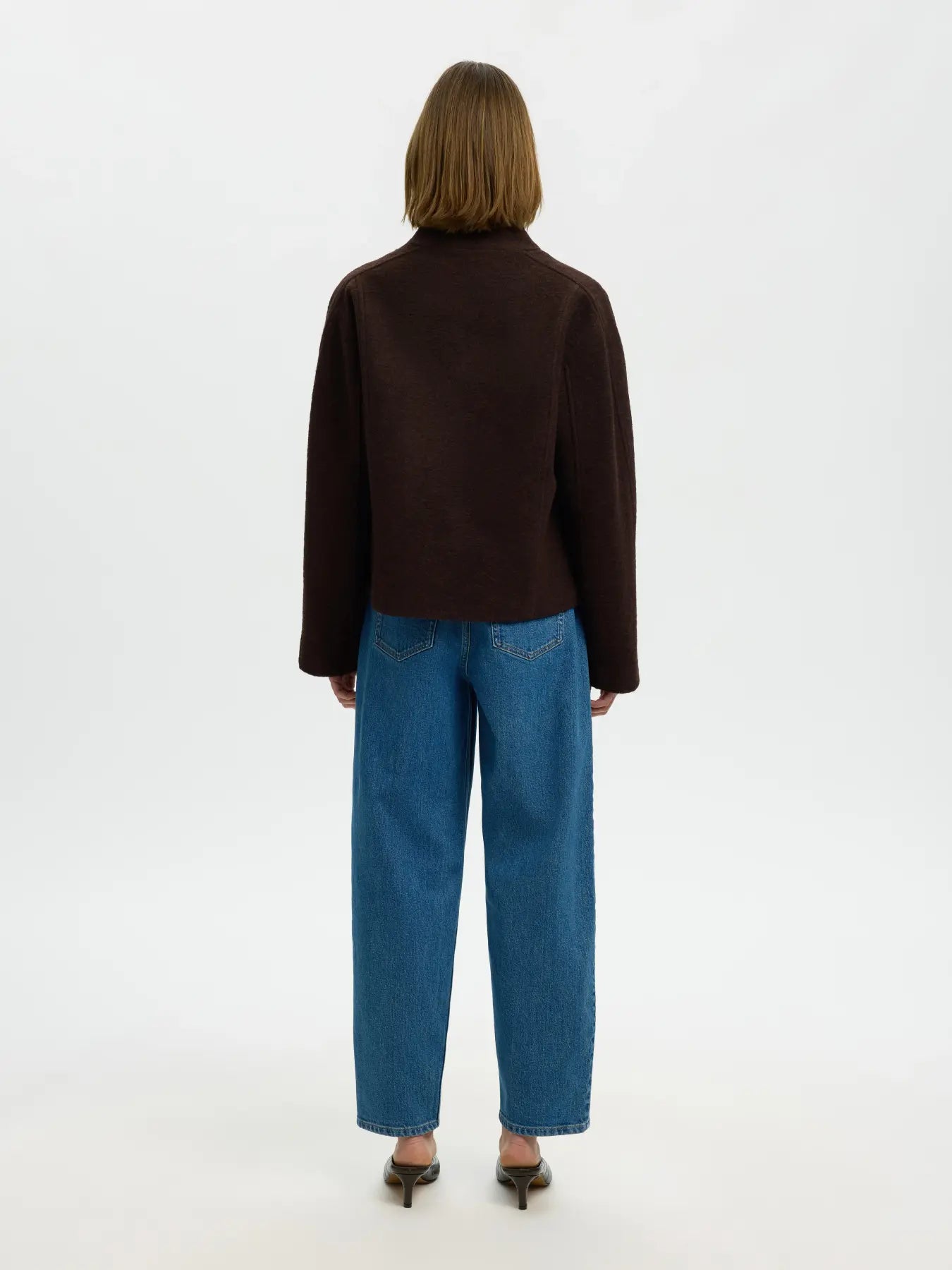 Slwjacqueline wool blend jacket - Delicioso