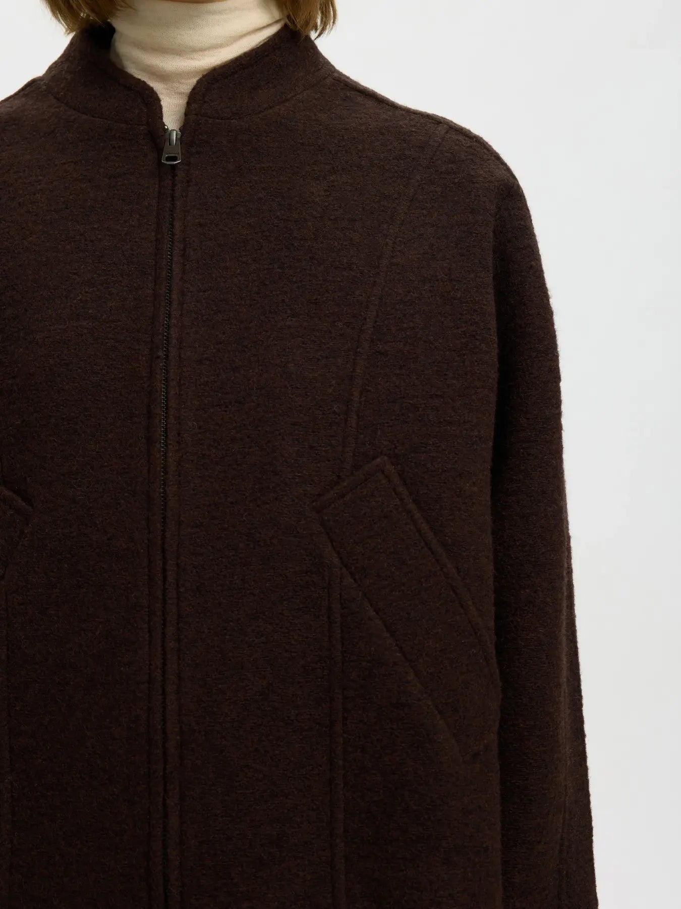 Slwjacqueline wool blend jacket - Delicioso