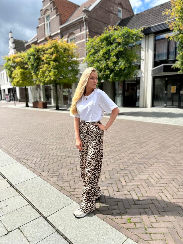 Straight pants SEM - Leopard