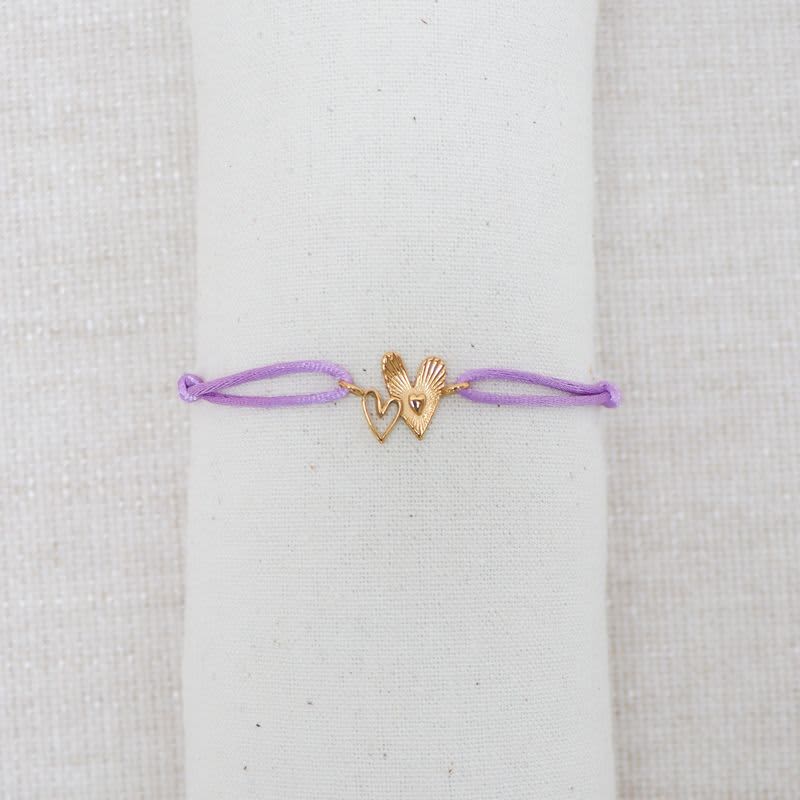 Two hearts bracelet