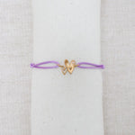 Two hearts bracelet