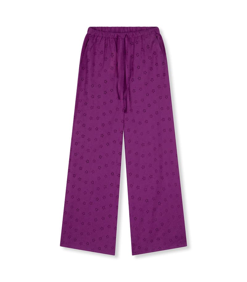 Wide leg pants LUNA - Purple
