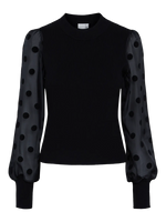 Yasdotme ls knit pullover - Black