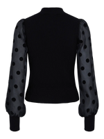 Yasdotme ls knit pullover - Black