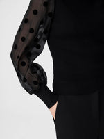 Yasdotme ls knit pullover - Black