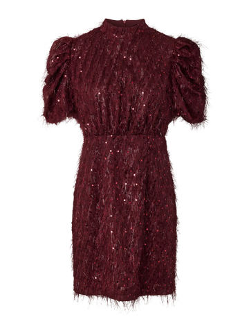 Yasilza 2/4 sequin dress - port royale