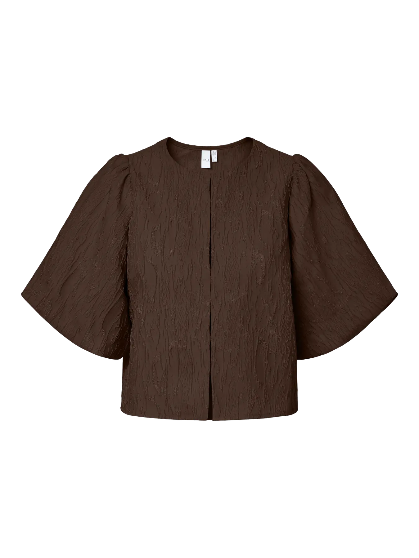 Yasminu 2/4 short top - Chocolate brown