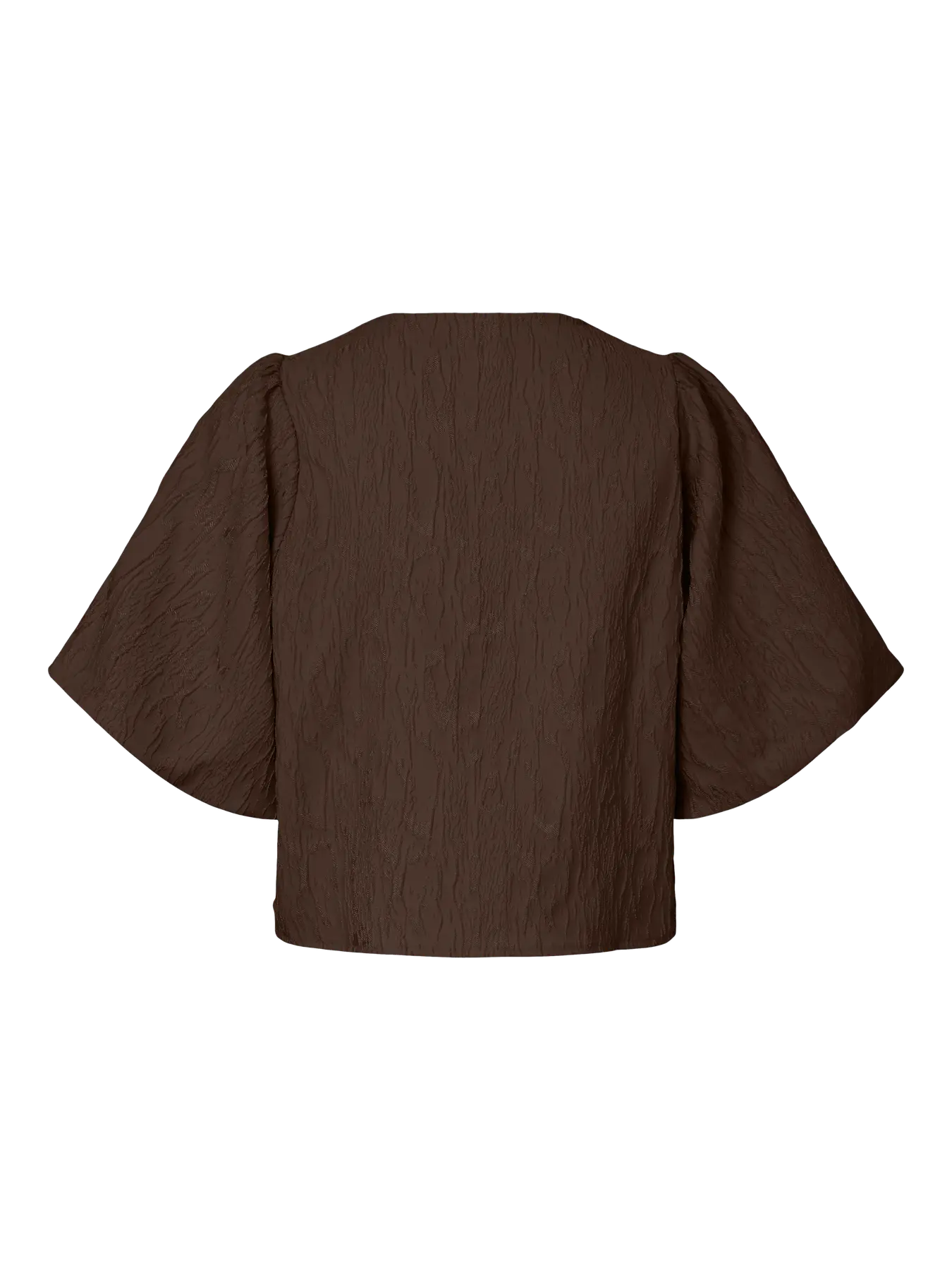 Yasminu 2/4 short top - Chocolate brown