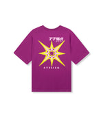 Oversized t-shirt MAGGY - Purple