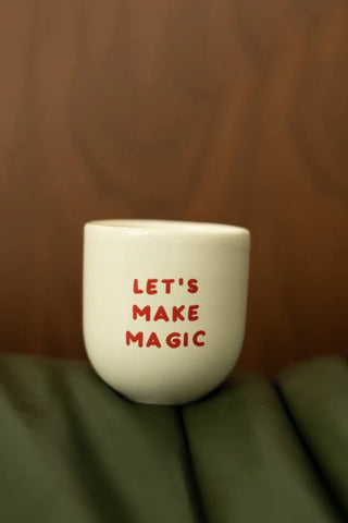 Sisi cup Let´s make magic - wit/rood