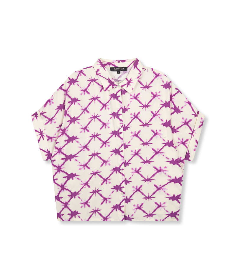 Oversized blouse MOLLY - Purple