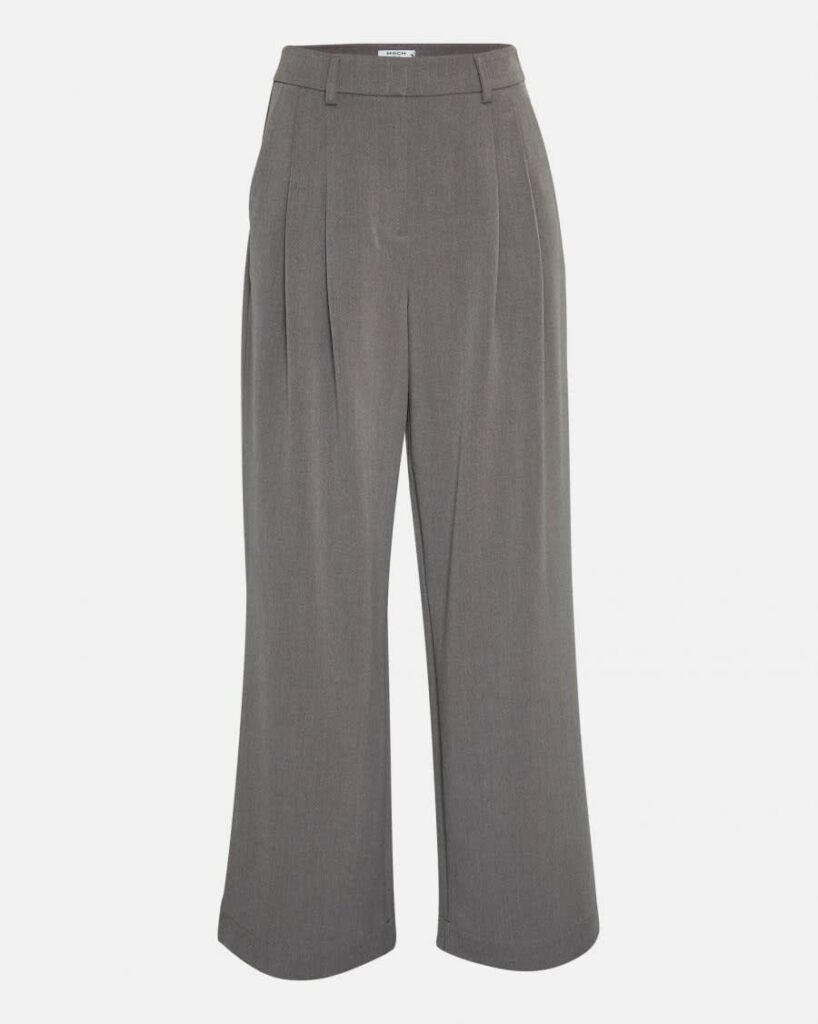 MSCHHenrika hw pant - grey melange