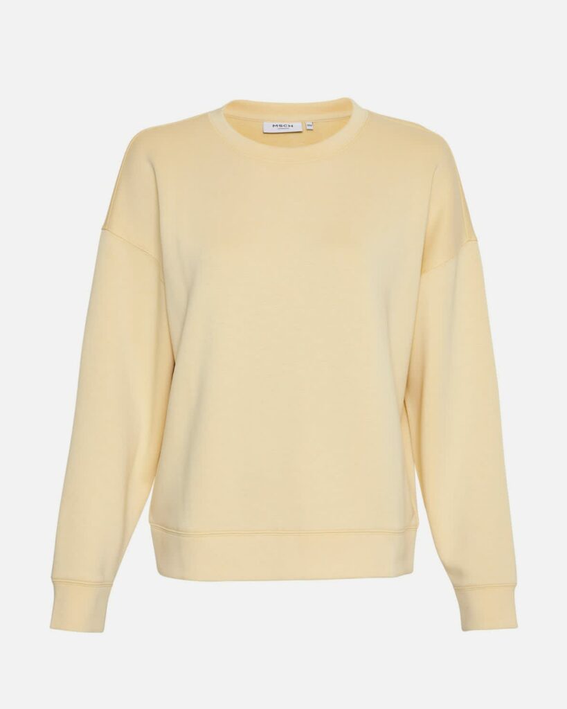 Mschdalvina Ima q sweatshirt - reed yellow