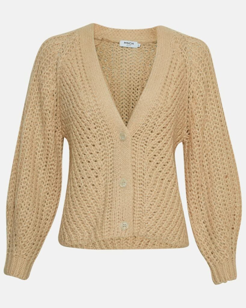 mschinesse heidi cardigan - oatmeal