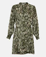 mschjoceline irida dress -  blk sand zebra