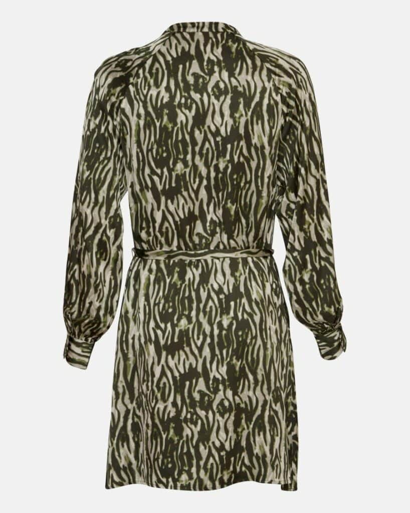mschjoceline irida dress -  blk sand zebra