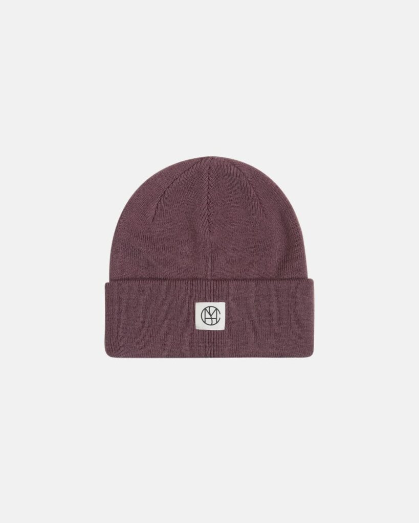 Mschmojo icon beanie - black plum os