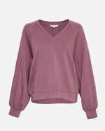 MschNelina Ima Q raglan sweatshirt - black plum