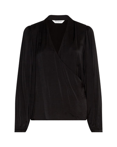 MSCHBlakey Maluca Wrap Top - Black