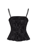 MschClaudia strap top - black