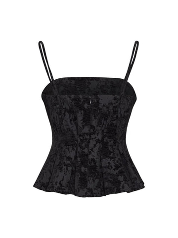 MschClaudia strap top - black