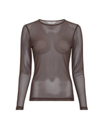 MschJanie Illenora top - hot fudge