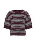 MschLycie 2/4 pullover stp - p purple/h gray